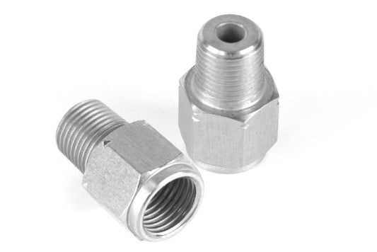 Haltech M10 x 1.0 to 1/8 BSPT Adaptor - Stainless Steel - awdtuningtx