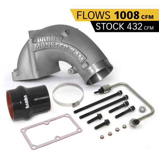 Banks Power 07.5-17 Ram 2500/3500 6.7L Diesel Monster-Ram Intake System w/ Fuel Line 4in Natural - awdtuningtx