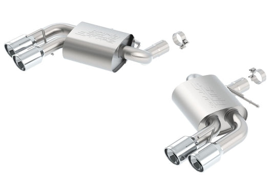Borla 2016 Chevy Camaro 6.2L AT/MT S-Type Rear Section Exhaust w/o Dual Mode Valves - awdtuningtx
