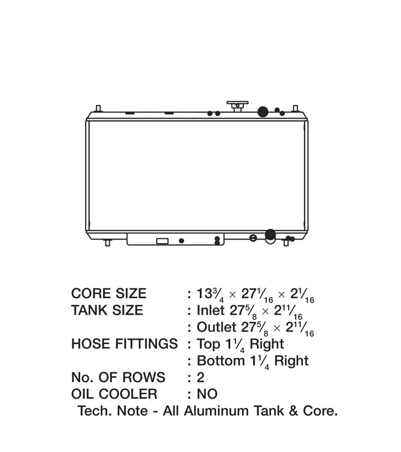 CSF 94-01 Acura Integra Radiator - awdtuningtx