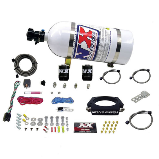 Nitrous Express GM LS 102mm Nitrous Plate Kit (50-400HP) w/10lb Bottle - awdtuningtx