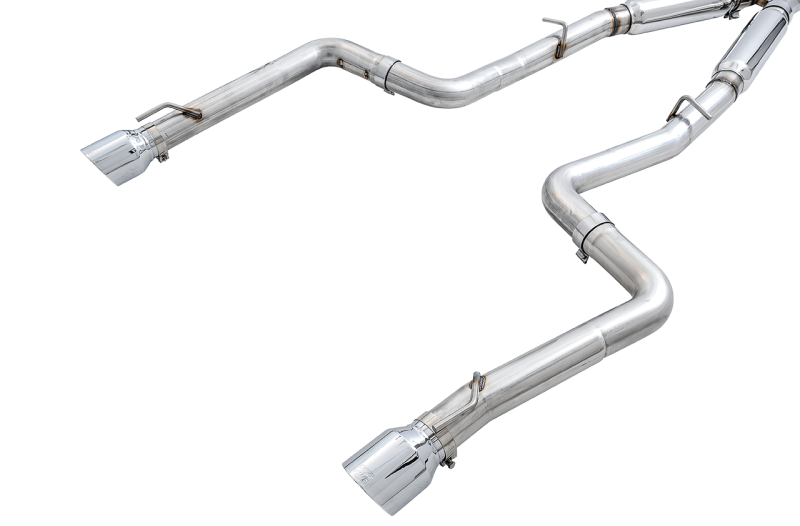AWE Tuning 2015+ Dodge Charger 6.4L/6.2L Supercharged Track Edition Exhaust - Chrome Silver Tips - awdtuningtx