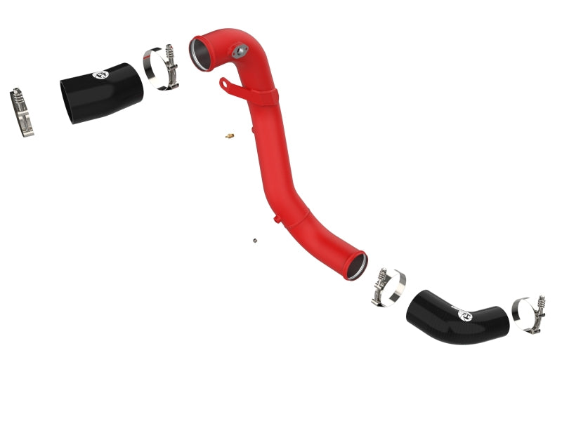 aFe Kia Stinger 18-22 V6-3.3L (tt) BladeRunner Cold Charge Pipe- Red - awdtuningtx
