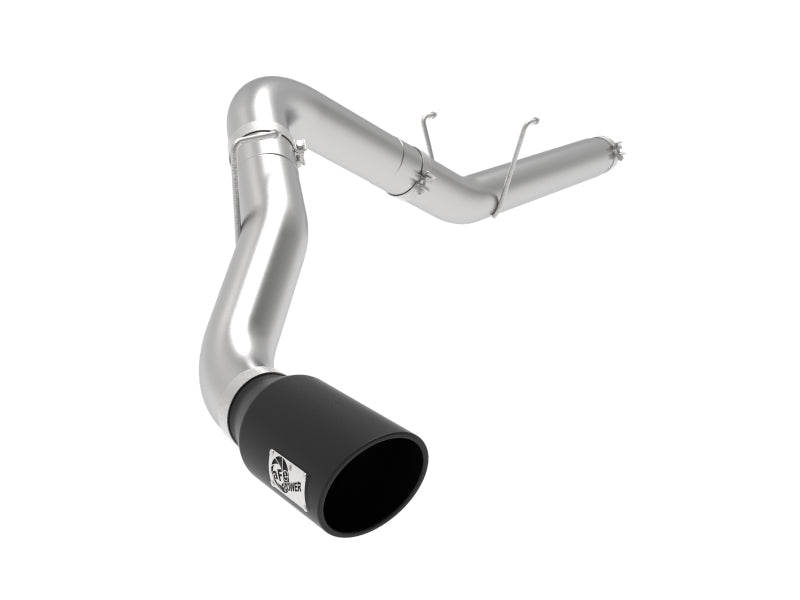aFe ATLAS 5in Alum Steel DPF-Back Exhaust System w/Black Tip 19-20 Ram Diesel Trucks L6-6.7L (td) - awdtuningtx