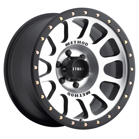 Method MR305 NV 18x9 +18mm Offset 6x135 94mm CB Machined/Black Street Loc Wheel - awdtuningtx