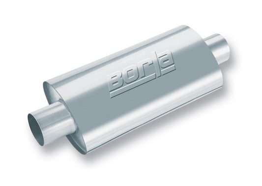 Borla XR-1 Racing Sportsman 2 1/2 inch Outlet / 2 1/2 inch Inlet 16in Case Oval Muffler - awdtuningtx