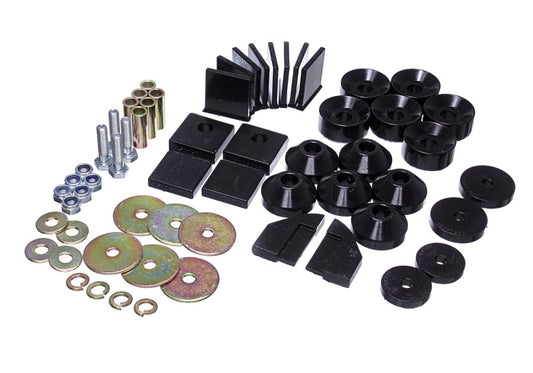 Energy Suspension 86-95 Suzuki Samurai Black Body Mount Set - awdtuningtx