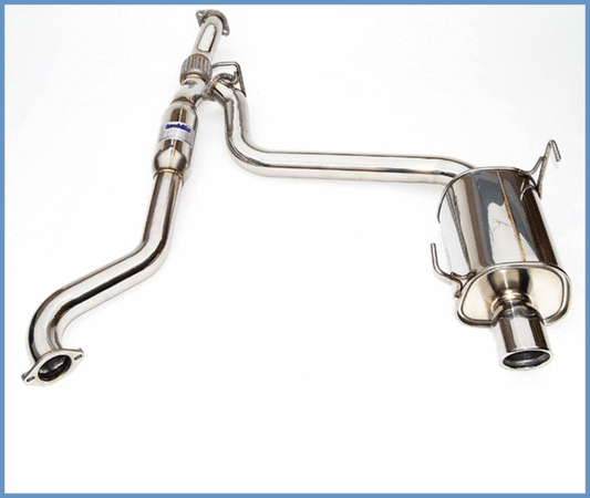 Invidia 15+ Subaru WRX/STI Single Q300 Rolled Stainless Steel Tip Cat-back Exhaust - awdtuningtx