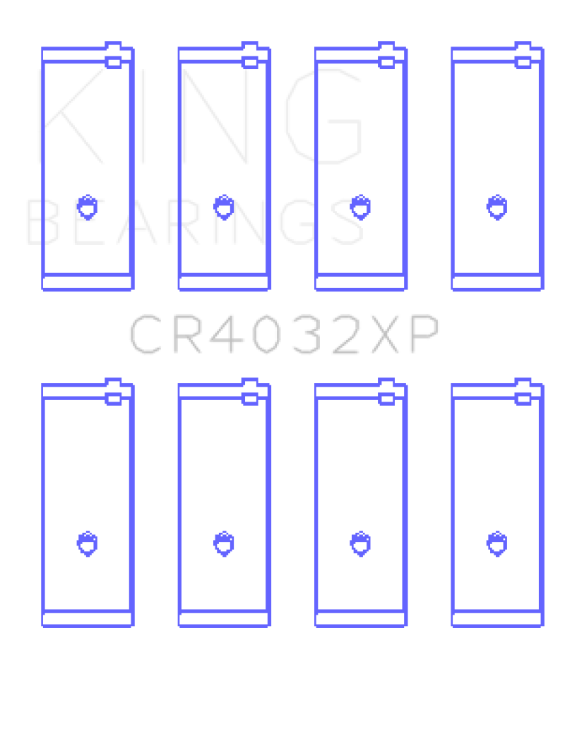 King Toyota 4AGE 4AGZE 16V 1.6L (Size STD) Performance Rod Bearing Set - awdtuningtx