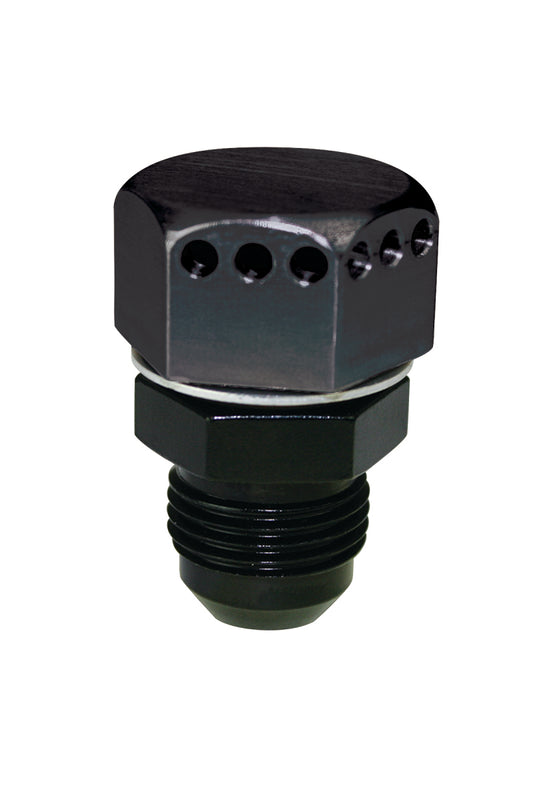 Moroso Poitive Seal Vented Fitting -10An Male - Aluminum - Single - awdtuningtx