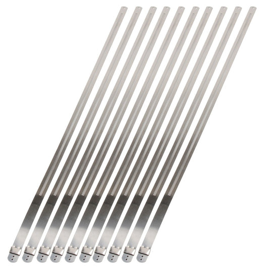 DEI Stainless Steel Positive Locking Tie 1/2in (12mm) x 20in - 10 per pack - awdtuningtx