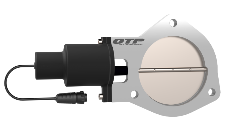 QTP 4in Bolt-On QTEC Electric Cutout Valve - Single - awdtuningtx