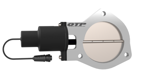 QTP 4in Bolt-On QTEC Electric Cutout Valve - Single - awdtuningtx