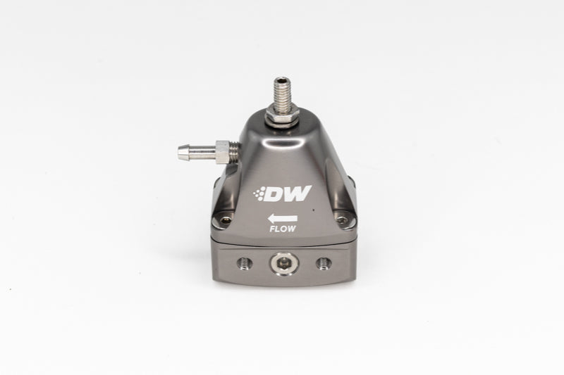 DeatschWerks DWR1000iL In-Line Adjustable Fuel Pressure Regulator - Titanium - awdtuningtx
