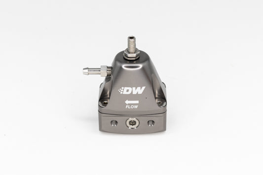 DeatschWerks DWR1000iL In-Line Adjustable Fuel Pressure Regulator - Titanium - awdtuningtx