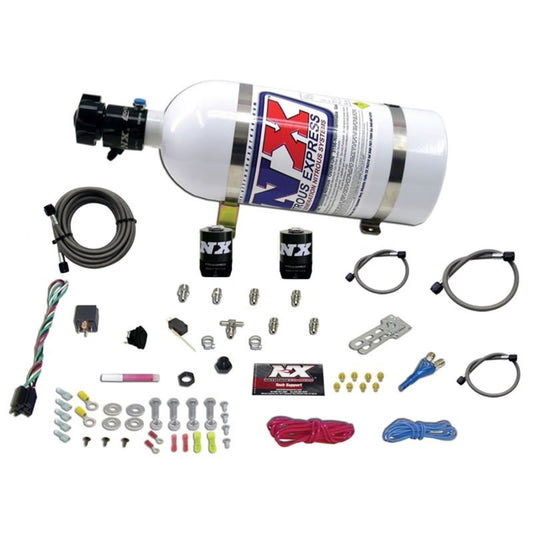 Nitrous Express All Sport Compact EFI Single Nozzle Nitrous Kit (35-50-75HP) w/10lb Bottle - awdtuningtx