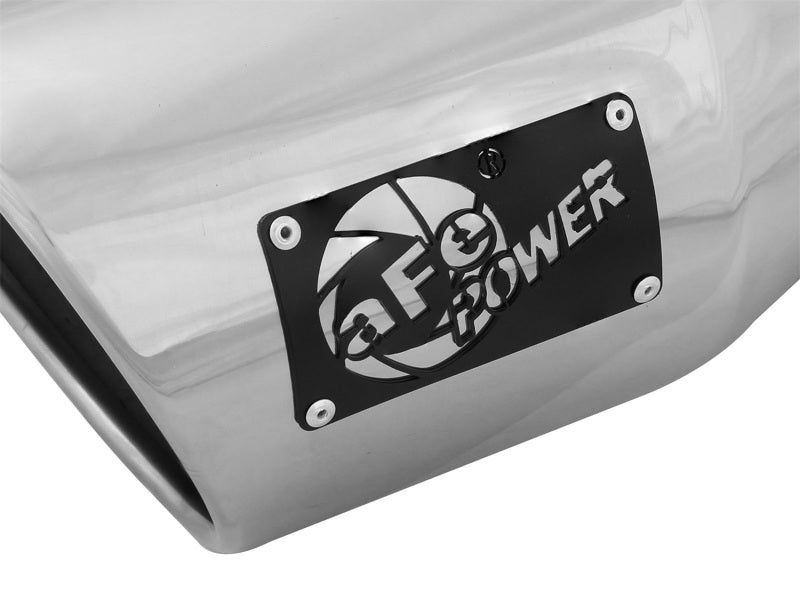 aFe Diesel Exhaust Tip Bolt On Black 5in Inlet x 7in Outlet x 12in - Right - awdtuningtx