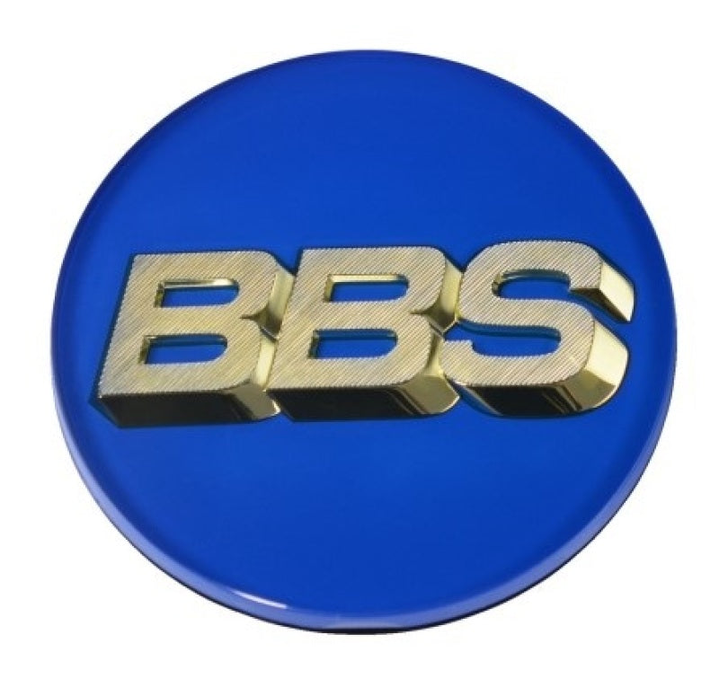 BBS Center Cap 70.6mm Blue/Gold (3-Tab) - awdtuningtx