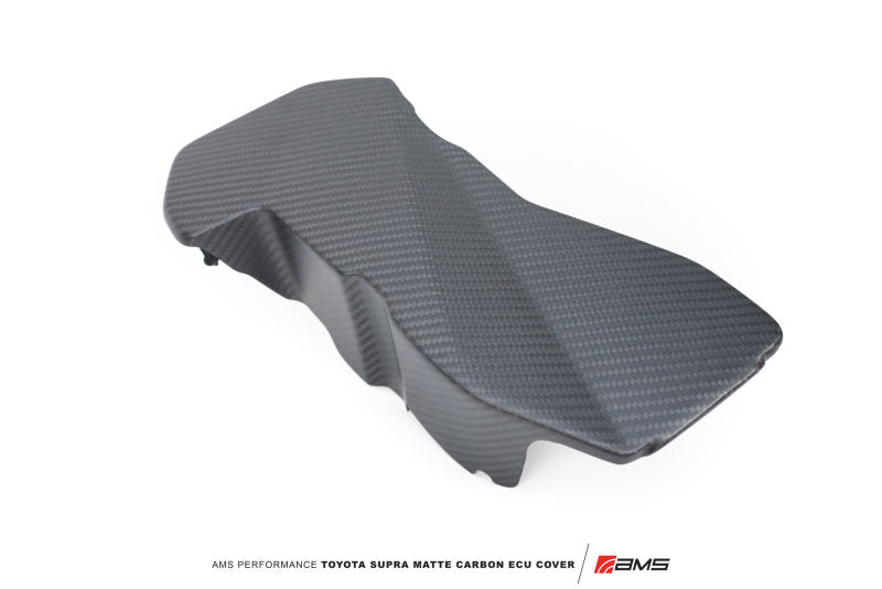 AMS Performance 2020+ Toyota GR Supra Carbon Fiber ECU Cover - Matte Carbon - awdtuningtx