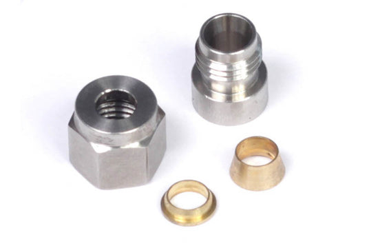 Haltech 1/4in Stainless Steel Weld-On Kit (Incl Nut & Ferrule) - awdtuningtx