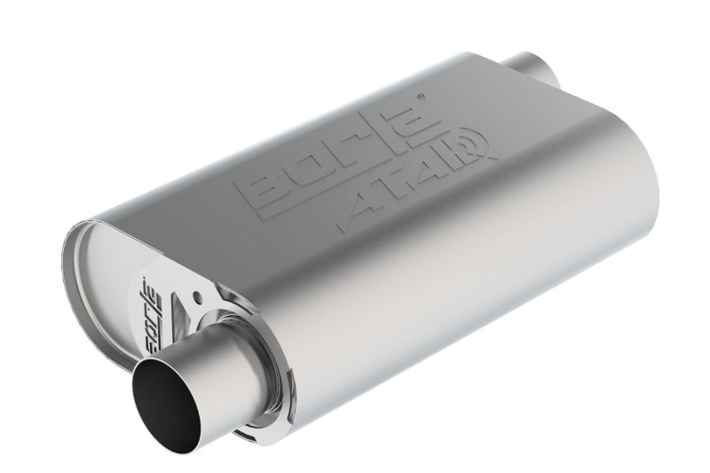Borla CrateMuffler LS3 ATAK 2.5in Offset/Offset 14inx4.35inx9in Muffler - awdtuningtx