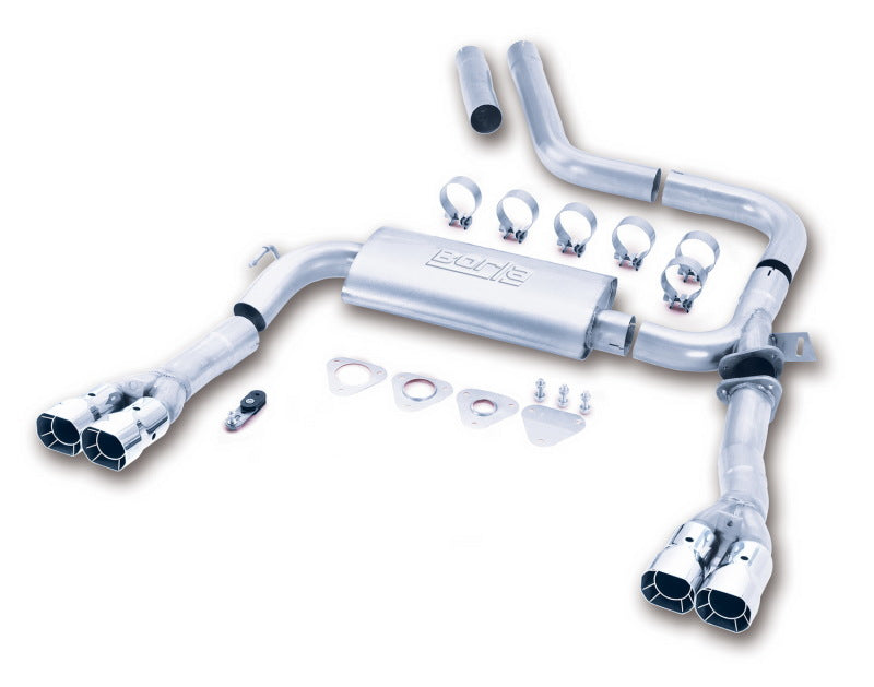 Borla 98-01 CAMARO/TRANS AM 5.7L V8 AT/MT Catback Exhaust Quad Tips - awdtuningtx