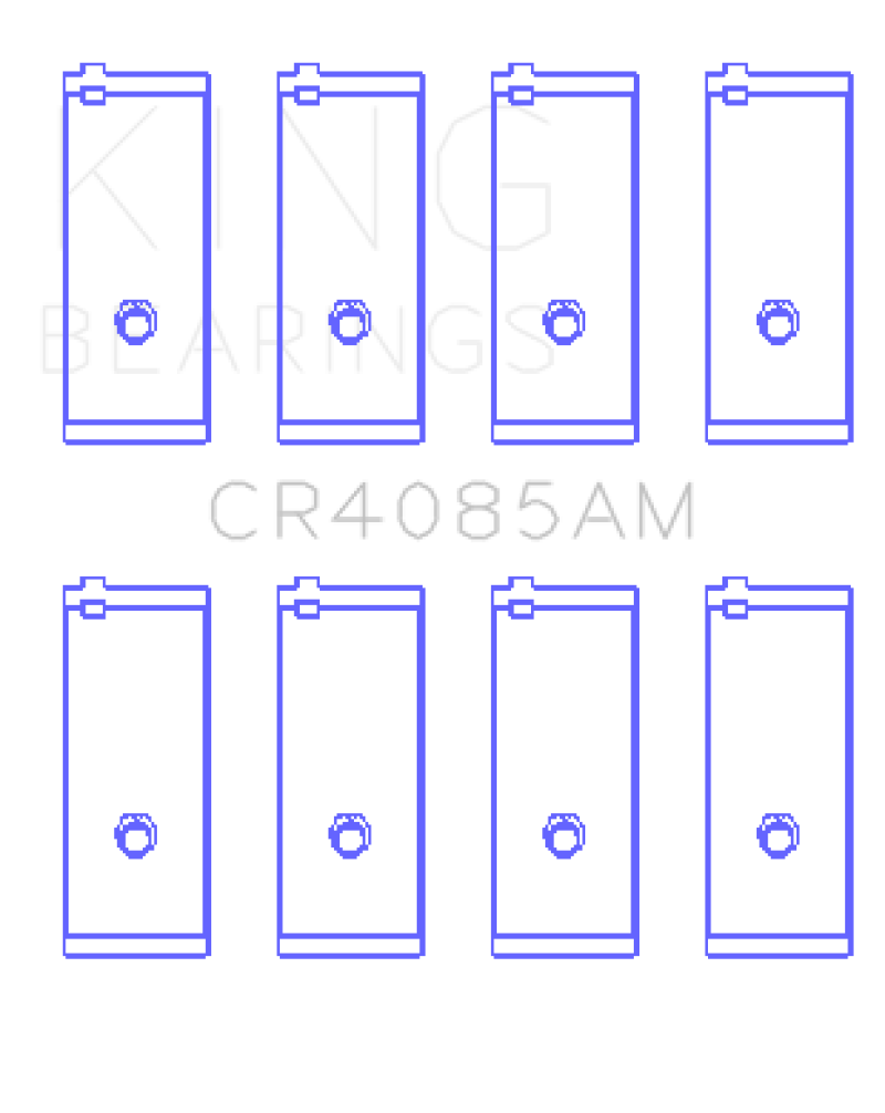 King Toyota 2T / 3T / 3T-G / 4T-G (Size Standard) Connecting Rod Bearing Set - awdtuningtx