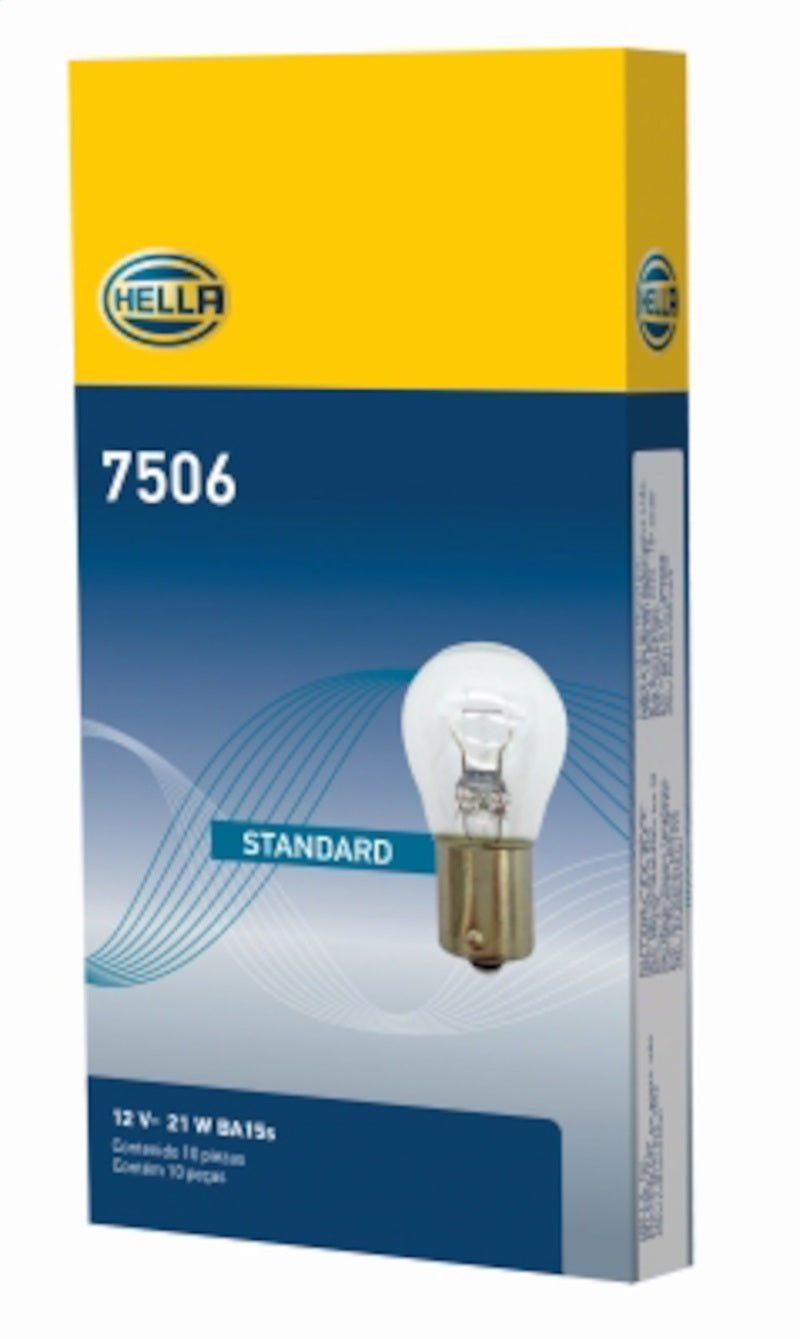 Hella Bulb 7506 12V 21W BA15s S8 - awdtuningtx