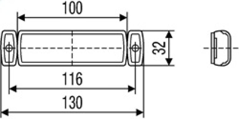 Hella 8645 Series 12V Amber Side Marker Lamp - awdtuningtx