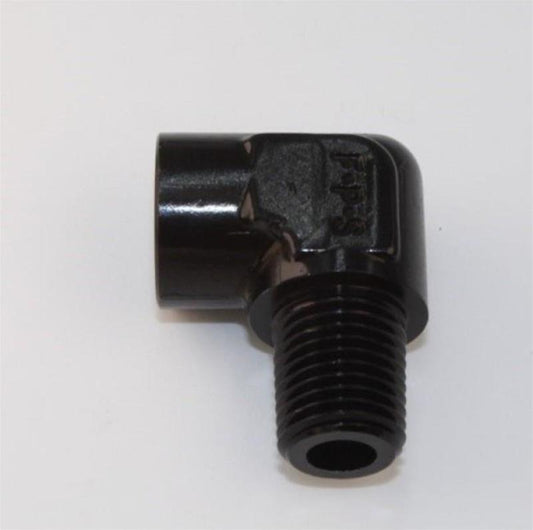 Fragola 1/8 Pipe 90 Degree Elbow Male/Female - Black - awdtuningtx