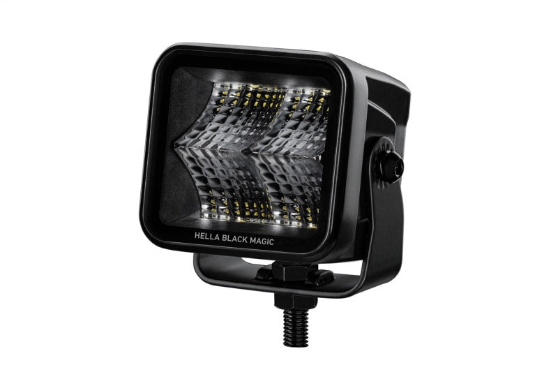 Hella Universal Black Magic 2.7in L.E.D. Cube Kit - Flood Beam - awdtuningtx