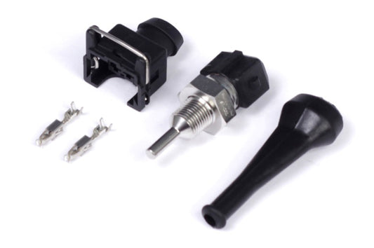 Haltech Oil Temperature Sensor High Range 150 Deg C 1/8 NPT Thread (Incl Bosch EV1 Plug & Pins) - awdtuningtx