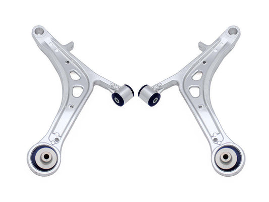SuperPro 2008 Subaru Impreza WRX STI Front Lower Alloy Control Arm Kit (+Caster) - awdtuningtx