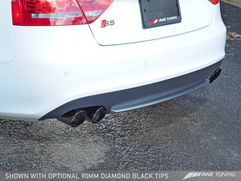 AWE Tuning Audi B8.5 S5 3.0T Touring Edition Exhaust System - Diamond Black Tips (102mm) - awdtuningtx