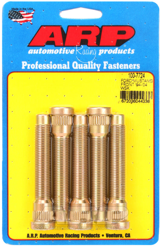 ARP 94-04 Ford Mustang Front Wheel Stud Kit (Set of 5) - awdtuningtx