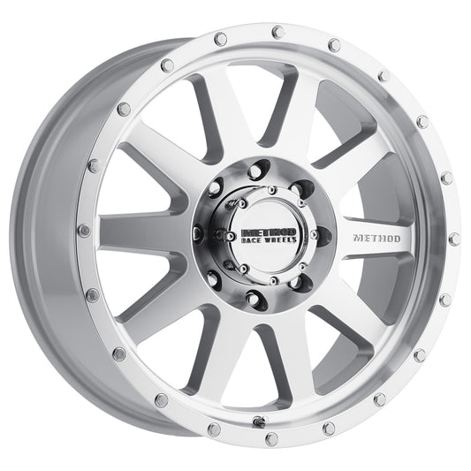 Method MR301 The Standard 20x9 +18mm Offset 8x170 130.81mm CB Machined/Clear Coat Wheel - awdtuningtx