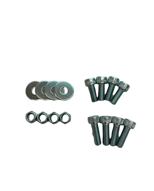 Sparco Seat Hardware Spacer Kit Bottom Mount - Silver Zinc - awdtuningtx