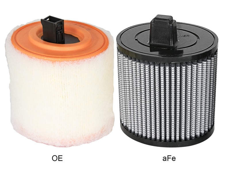 aFe MagnumFLOW Air Filters OER Pro Dry S A/F 16-17 Cadillac ATS-V V6-3.6L (tt) - awdtuningtx