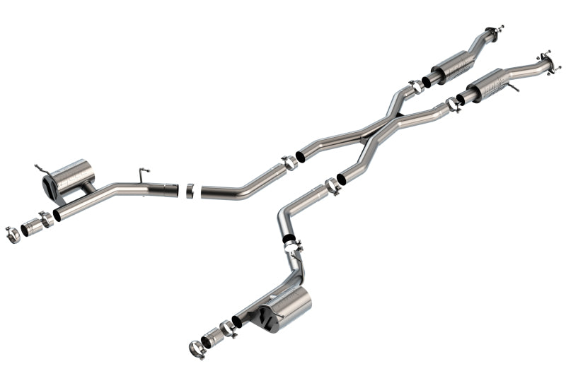 Borla 2021+ Dodge Durango SRT Hellcat 6.2L V8 AWD ATAK Cat-Back Exhaust System - Factory Tips - awdtuningtx