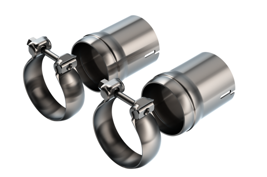 Borla 18-22 Dodge Charger R/T 5.7L V8 T-304 Stainless Steel Ball Flare Tip Adapter - Brushed - awdtuningtx