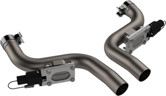 QTP 11-18 Dodge Challenger/Charger 5.7L 2.5in 304SS Aggressor Cutout Dual Mid Pipes - awdtuningtx
