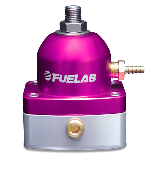 Fuelab 515 EFI Adjustable FPR 25-90 PSI (2) -6AN In (1) -6AN Return - Purple - awdtuningtx