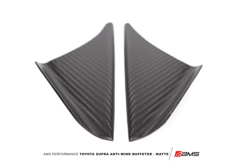 AMS Performance 2020+ Toyota GR Supra Anti-Wind Buffeting Kit - Matte Carbon - awdtuningtx