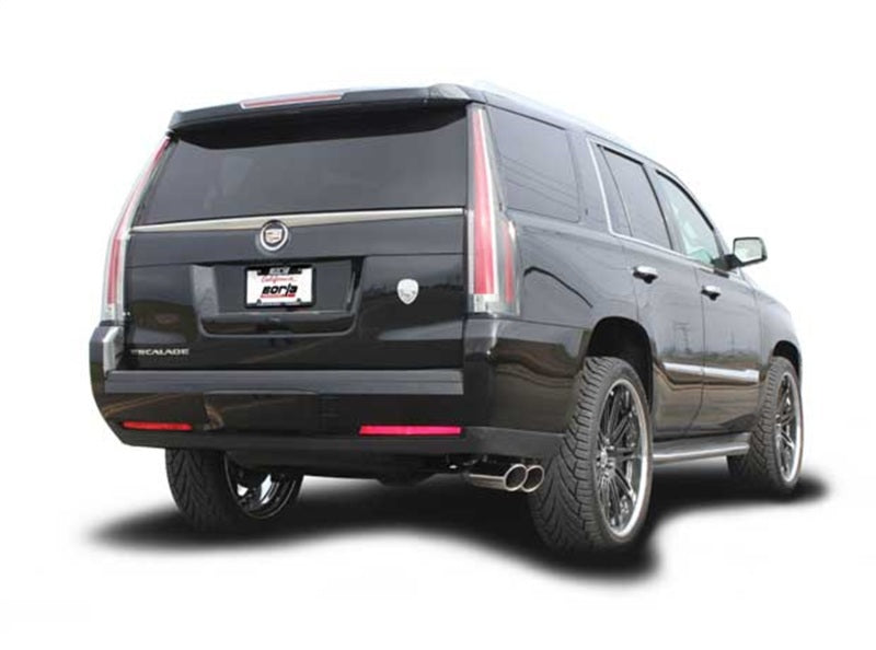 Borla Touring Cat Back 15-16 GMC Denali 6.2L V8 2.75in, 2.25in Dual Same Side Exit 4in Tips Exhaust - awdtuningtx