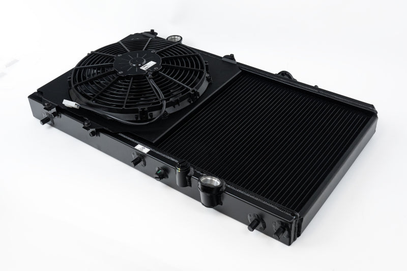 CSF 92-00 Honda Civic w/K-Swap V3 Radiator - Black Finish - awdtuningtx