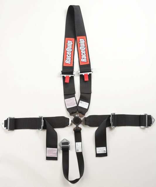 RaceQuip Black SFI CAMLOCK 5pt Dragster inUin Belt - awdtuningtx