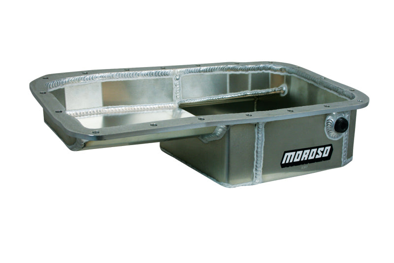 Moroso Acura/Honda 1.6L B16A3 Kicked Out Drag Race Baffled 5qt 5-5/8in Aluminum Oil Pan - awdtuningtx