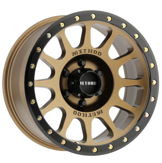 Method MR305 NV 20x9 +18mm Offset 6x135 94mm CB Method Bronze/Black Street Loc Wheel - awdtuningtx