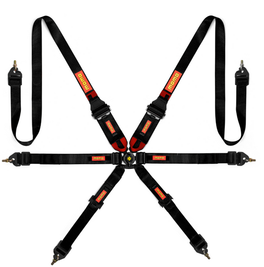 Momo Int. Camlock 6pt Clip In Restraint-Black - awdtuningtx