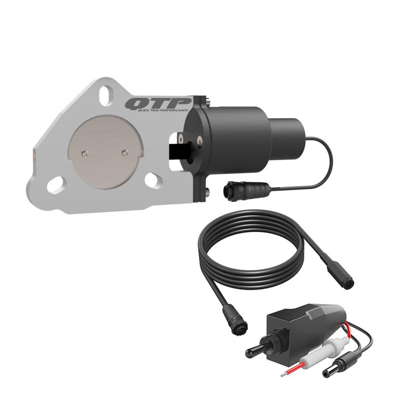 QTP 2.25in Bolt-On QTEC Electric Cutout Valve - Single - awdtuningtx